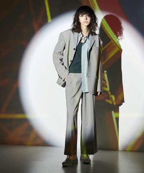 CONVERSE TOKYO スラックス パンツ 「SET UP」SIDE LINE SLACKS