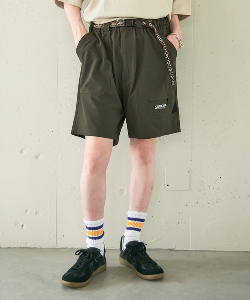 PGG】リサイクルポリデニムストレッチ ショートパンツ (MENS) PGG】リサイクルポリデニムストレッチ ショートパンツ (MENS)