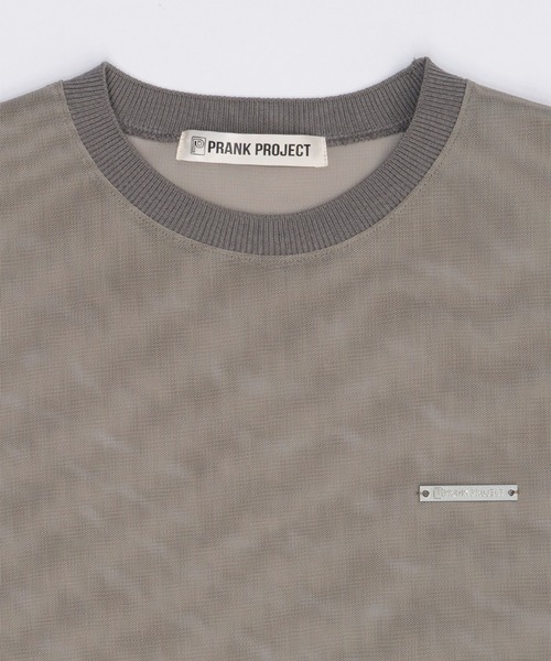 PRANK PROJECT tシャツ ハードメッシュオーバーTシャツ / Hard