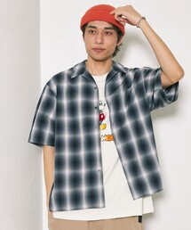 シャツ FREAK’S STORE/フリークスストア NEW LOOSE FIT OMBRE CHECK SHIRT SS/ニュー ルーズフィット オ｜ZOZOTOWN Yahoo!店