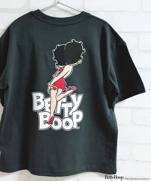 tシャツ Tシャツ キッズ BETTY BOOP ベティブープ オーバーサイズ 半袖Tシャツ｜zozo