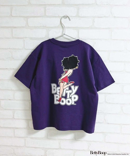 tシャツ Tシャツ キッズ BETTY BOOP ベティブープ オーバーサイズ 半袖Tシャツ｜zozo｜28