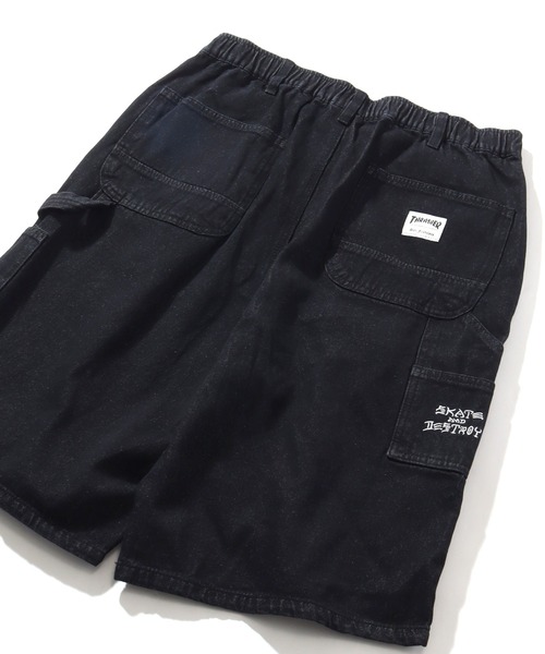 THRASHER（スラッシャー） ハーフパンツ ワイドパンツ ジーンズ 短パン