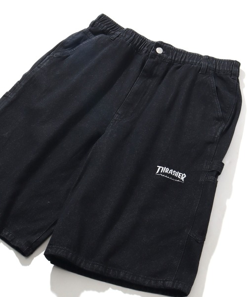 THRASHER（スラッシャー） ハーフパンツ ワイドパンツ ジーンズ 短パン
