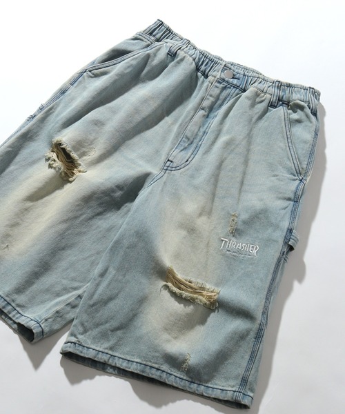 THRASHER（スラッシャー） ハーフパンツ ワイドパンツ ジーンズ