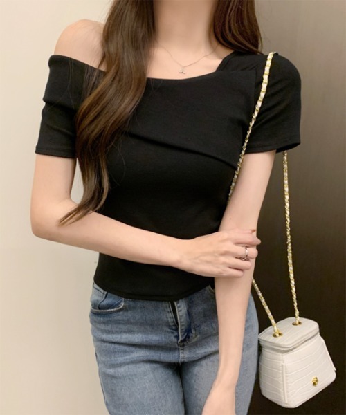 by muni:r tシャツ 「お気に入り登録数1.2万突破！」アンバランスオフ