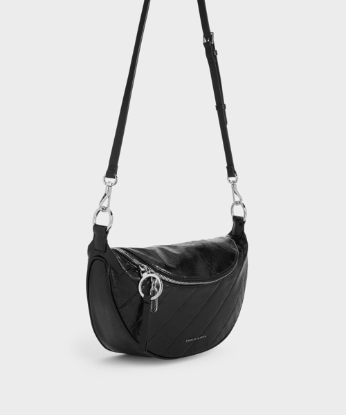 CHARLES & KEITH◇Philomena ナイロン クロスボディバッグ CHARLES & KEITH◇Philomena ナイロン クロスボディバッグ
