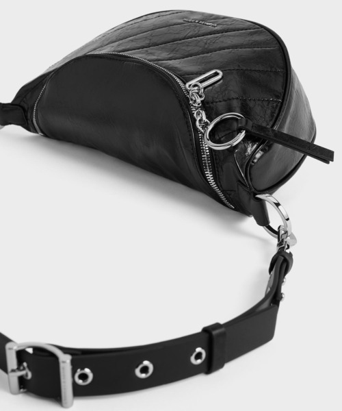 CHARLES & KEITH◇Philomena ナイロン クロスボディバッグ CHARLES & KEITH Philomena フィロメナ ナイロンパッフィー
