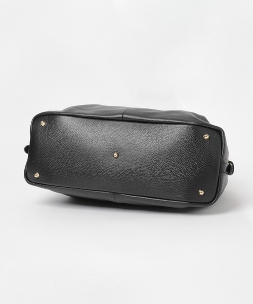 美品URBAN RESEARCH ブラックレザー　Mサイズ URBAN RESEARCH ボストンバッグ レザーボストンバッグ