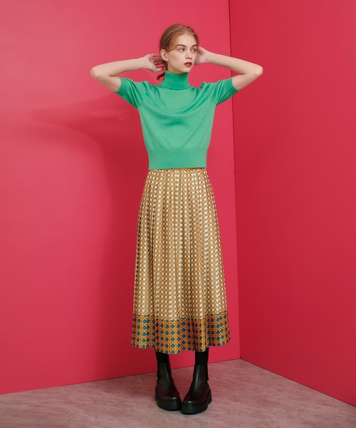 ニット セーター 「LOULOU WILLOUGHBY」タートルハーフスリーブプルオーバー レディース LOULOU WILLOUGHBY】タートルハーフスリーブプルオーバー