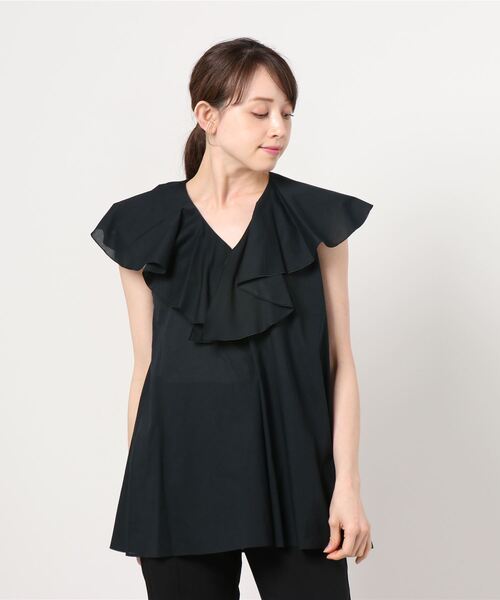 UNITED ARROWS ブラック ブラウス FREE UNITED ARROWS 「UNITED ARROWS」 ノースリーブブラウス FREE
