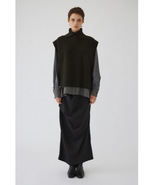 RIM.ARK ニット セーター High collar knit vest ハイカラーニット