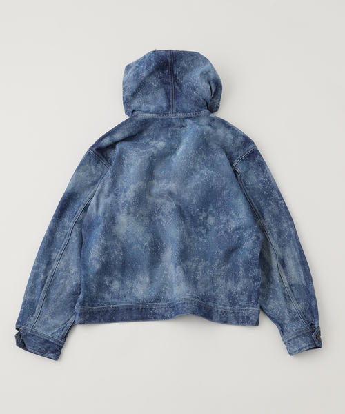 【国内買付】FACETASM GALAXY DENIM HOODED JACKET パーカー FACETASM デニムジャケット gジャン 「FACETASM