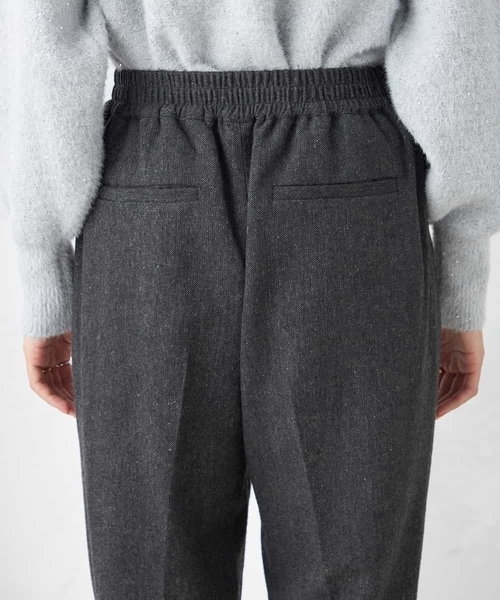 a.v.v（アー・ヴェ・ヴェ） パンツ 「洗える」ツイード美ラクる