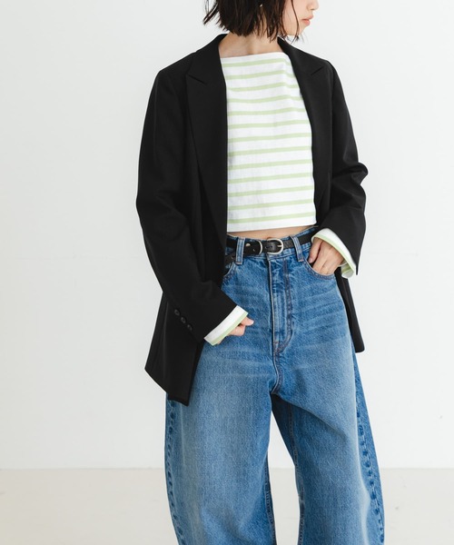 URBAN RESEARCH ベージュ ダブルブレスト コート Lサイズ URBAN RESEARCH - ショート丈ダブルコート春・秋用 (ベージュ)の