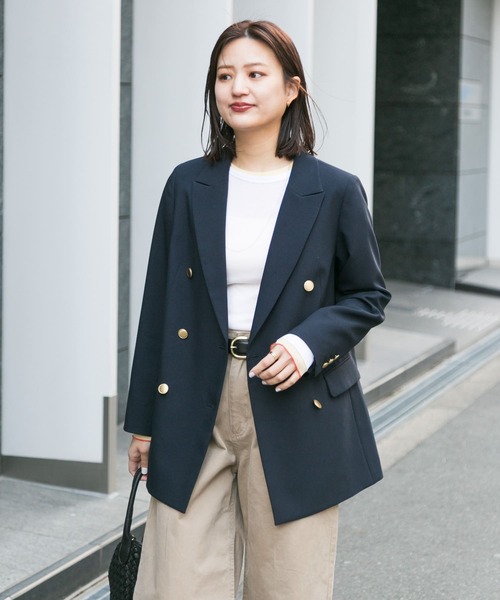 URBAN RESEARCH コート アウター 「2サイズ展開」ダブルブレスト