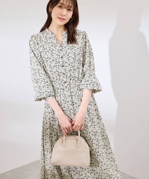 ROPE' PICNIC（ロペ ピクニック） ワンピース 小花柄スキッパーロング
