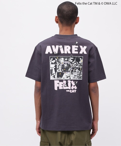 THE FELiX tシャツ 「AVIREX × FELIX」”COMICS” T-SHIRT