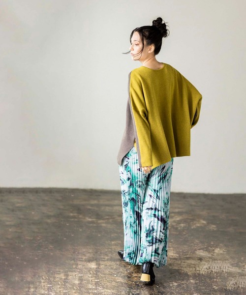「OSMOSIS」 長袖ニット ONE SIZE ベージュ レディース OSMOSIS 「OSMOSIS」 長袖ニット ONE SIZE ライトベージュ