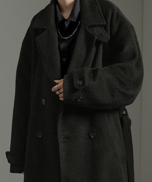 MONO-MART（モノマート） チェスターコート M ブラウン メンズ