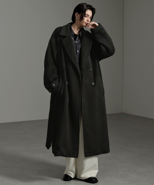 MONO-MART（モノマート） チェスターコート M ブラウン メンズ