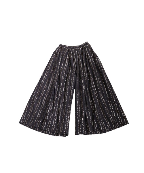 レディース ジャカード チェック フレア パンツ antiqua パンツ ジャガードフレアパンツ レディース : ZOZOTOWN