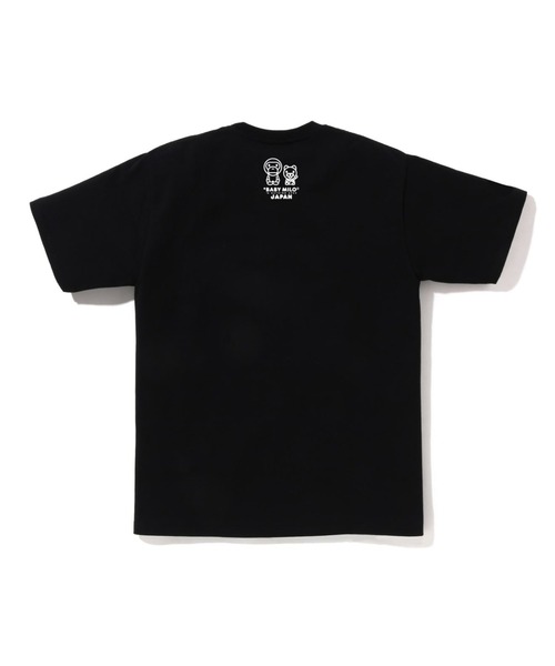 BAPE 半袖 プリント Tシャツ ブラック BABY MILO 日本製 2XS A BATHING APE Men's JAPAN BABY MILO TEE #2 JAPAN LIMITED