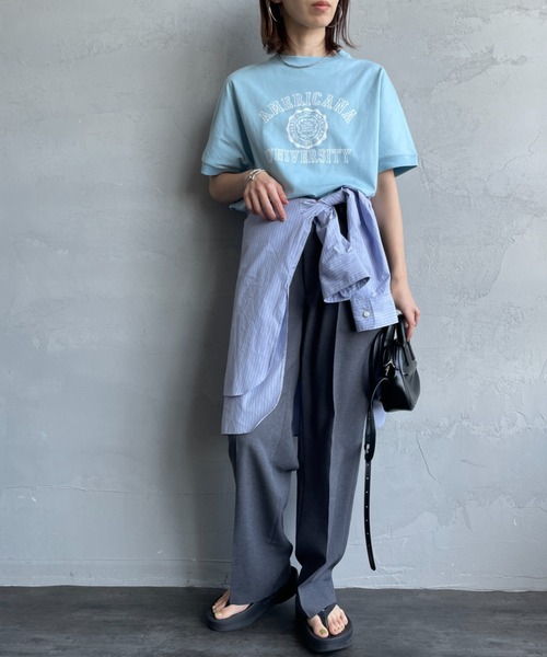 AMERICANA（アメリカーナ） tシャツ 「Americana×JEANS FACTORY