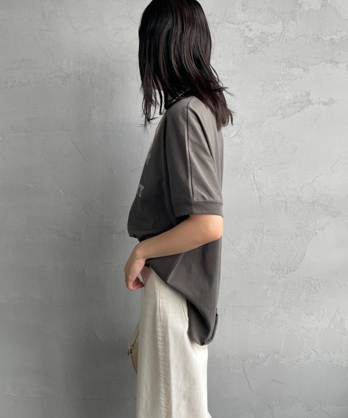 AMERICANA（アメリカーナ） tシャツ 半袖 「Americana×JEANS FACTORY