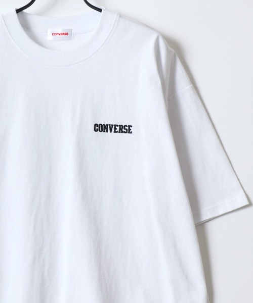 tシャツ CONVERSE/コンバース オーバーサイズ オールスター スニーカー バックプリント ロゴ ワンポイント刺繍 半袖Tシャツ/レディース メ | CONVERSE | 10