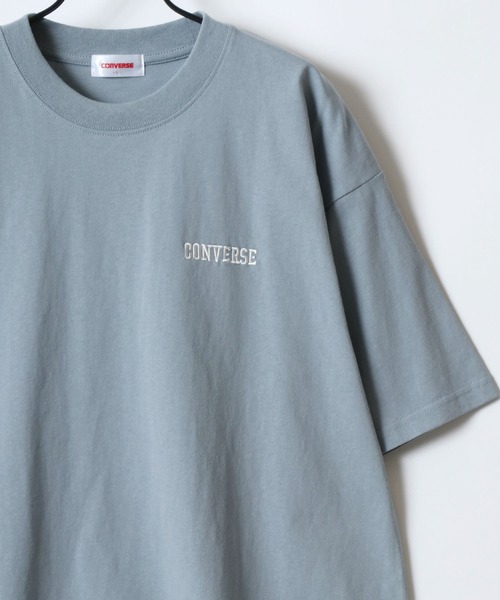 tシャツ CONVERSE/コンバース オーバーサイズ オールスター スニーカー バックプリント ロゴ ワンポイント刺繍 半袖Tシャツ/レディース メ | CONVERSE | 14
