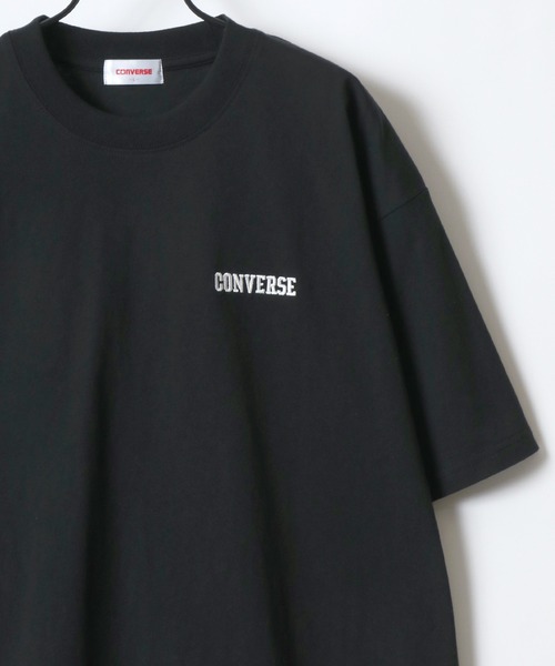 tシャツ CONVERSE/コンバース オーバーサイズ オールスター スニーカー バックプリント ロゴ ワンポイント刺繍 半袖Tシャツ/レディース メ | CONVERSE | 12