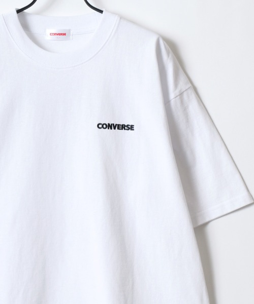 tシャツ CONVERSE/コンバース オーバーサイズ オールスター スニーカー バックプリント ロゴ ワンポイント刺繍 半袖Tシャツ/レディース メ | CONVERSE | 16
