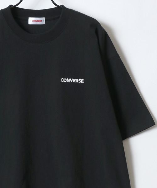 tシャツ CONVERSE/コンバース オーバーサイズ オールスター スニーカー バックプリント ロゴ ワンポイント刺繍 半袖Tシャツ/レディース メ | CONVERSE | 18