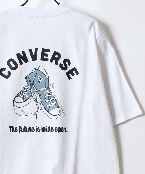 コンバース　CONVERSE　白　Tシャツ　オーバーサイズ　LL CONVERSE tシャツ CONVERSE/コンバース オーバーサイズ