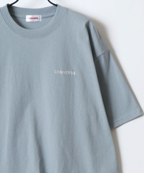 tシャツ CONVERSE/コンバース オーバーサイズ オールスター スニーカー バックプリント ロゴ ワンポイント刺繍 半袖Tシャツ/レディース メ | CONVERSE | 26