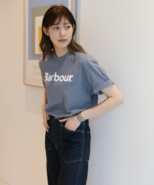 Barbour（バブアー） tシャツ Barbour / ロゴ Tシャツ メンズ