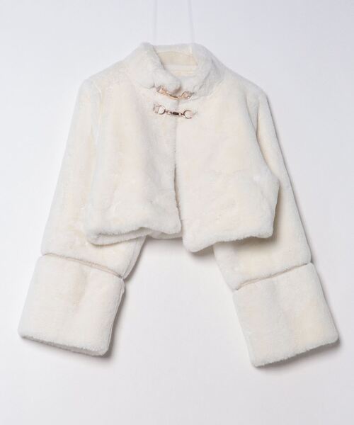 専用・【新品未使用】定価2万5千円　qout 白ダッフルコート dazzlin（ダズリン） ダッフルコート FREE ホワイト レディース