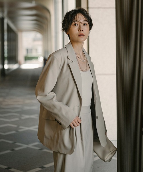 bonjour ジャケット 4y Bonjour Sagan（ボンジュールサガン） ジャケット ノーカラー