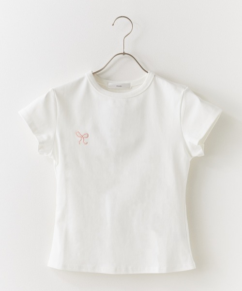 Chick tシャツ Ribbon Logo Tight TEE / リボンロゴ タイト 半袖T