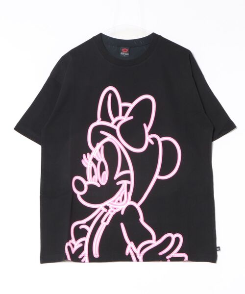 Disney（ディズニー） tシャツ 「綿100％」 親子お揃い ネオン