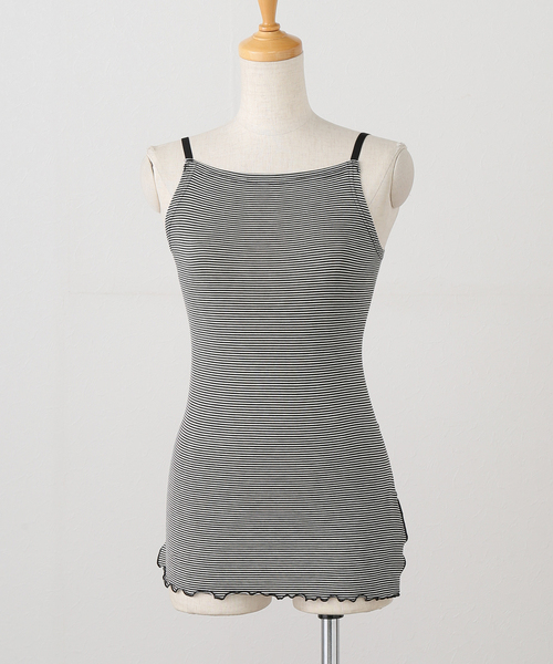 トップス fumie tanaka plain line cami FUMIE TANAKA キャミソール 「FUMIE TANAKA(フミエタナカ)」back