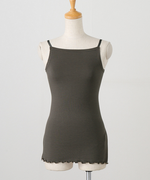 トップス fumie tanaka plain line cami FUMIE TANAKA キャミソール 「FUMIE TANAKA(フミエタナカ)」back