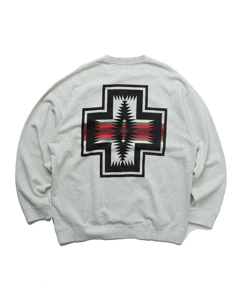 PENDLETON」 スウェットカットソー MEDIUM ライトグレー メンズ 【公式 