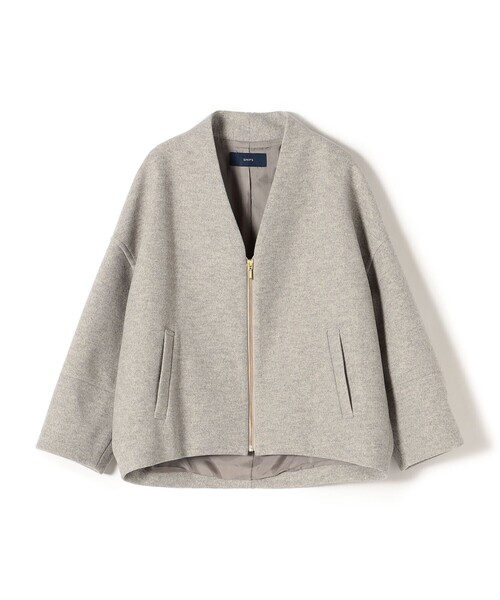 SHIPS（シップス） ジップアップブルゾン ONE SIZE ホワイト