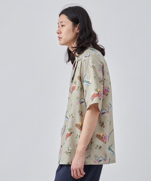 B.C STOCK シャツ 「CALIFORNIA RANCH HOUSE」アロハシャツ
