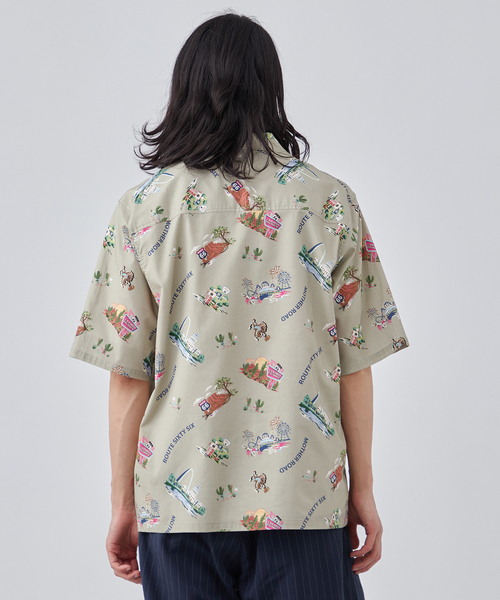 B.C STOCK シャツ 「CALIFORNIA RANCH HOUSE」アロハシャツ