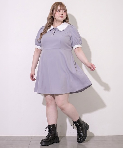 DearMyLoveWhip（ディアマイラブホイップ） ワンピース 半袖 「大きい