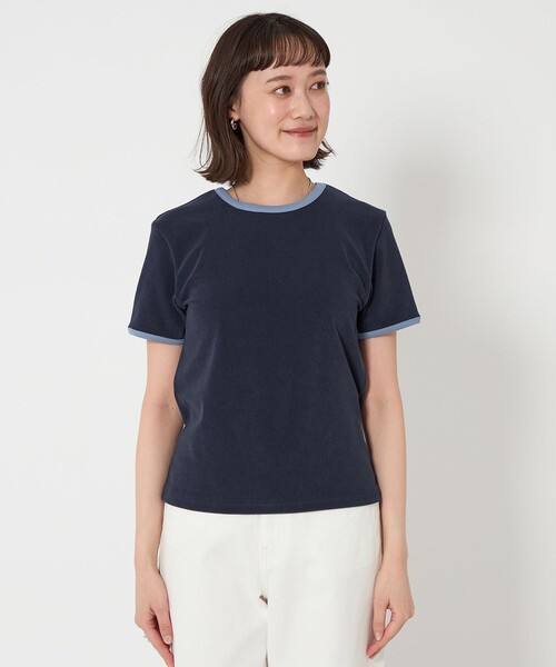 tシャツ シグネチャー リンガー Tシャツ レディース COACH tシャツ シグネチャー リンガー Tシャツ レディース