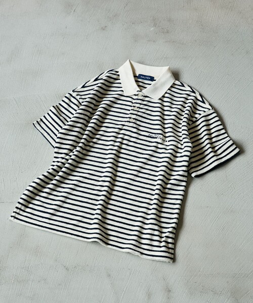 ポロシャツ ポロ NAUTICA/ノーティカ パイルポロシャツ レディース